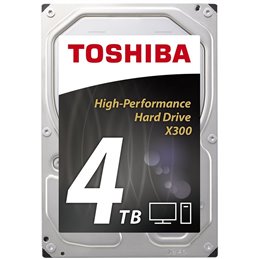 HDD desktop Toshiba X300 (3.5'' 4TB, 7200RPM, 128MB, NCQ, AF, SATAIII), bulk