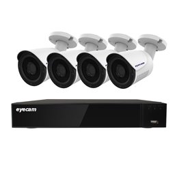 Sistem Supraveghere Exterior 4 Camere Starvis 2MP