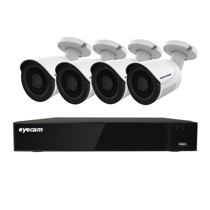 Sistem Supraveghere Exterior 4 Camere Starvis 2MP