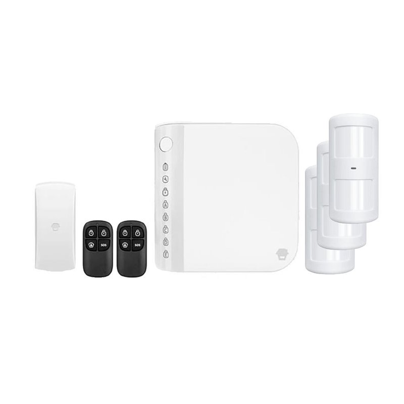 Chuango A8 sistem de alarma wireless cu apelator PSTN cu 4 zone Chuango A8 sistem de alarma wireless cu apelator PSTN cu 4 zone