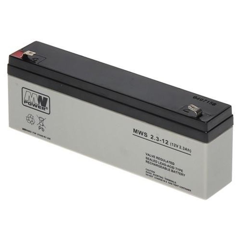 ACUMULATOR 2.3AH/12V MW POWER ACUMULATOR 2.3AH/12V MW POWER
