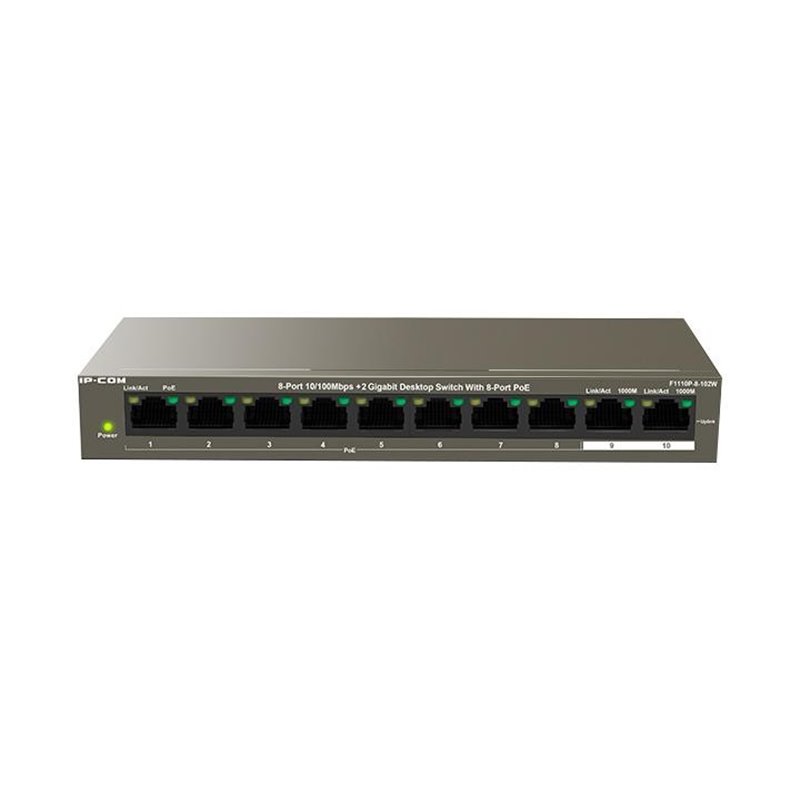 IP-COM 8-PORT POE SWITCH F1110P-8-102W IP-COM 8-PORT POE SWITCH F1110P-8-102W
