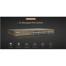 TENDA 24PORT GIGABIT L3 MANAGED SWITCH