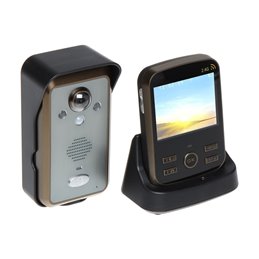 Videointerfon wireless KIVOS KDB302A cu unghi larg de vizualizare